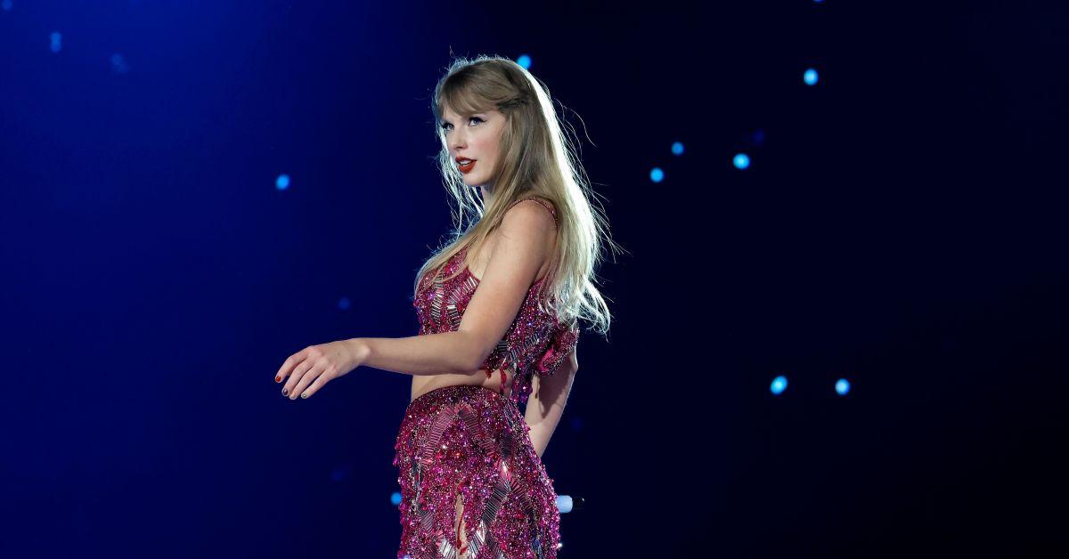 Taylor Swift performs onstage for the opening night of "Taylor Swift | The Eras Tour" in Arizona