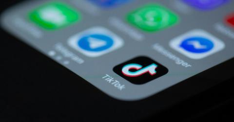 TikTok App on a smartphone