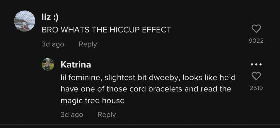 tiktok hiccup effect