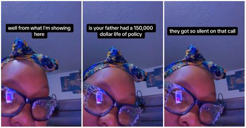 (l-r): A life insurance agent explaining story