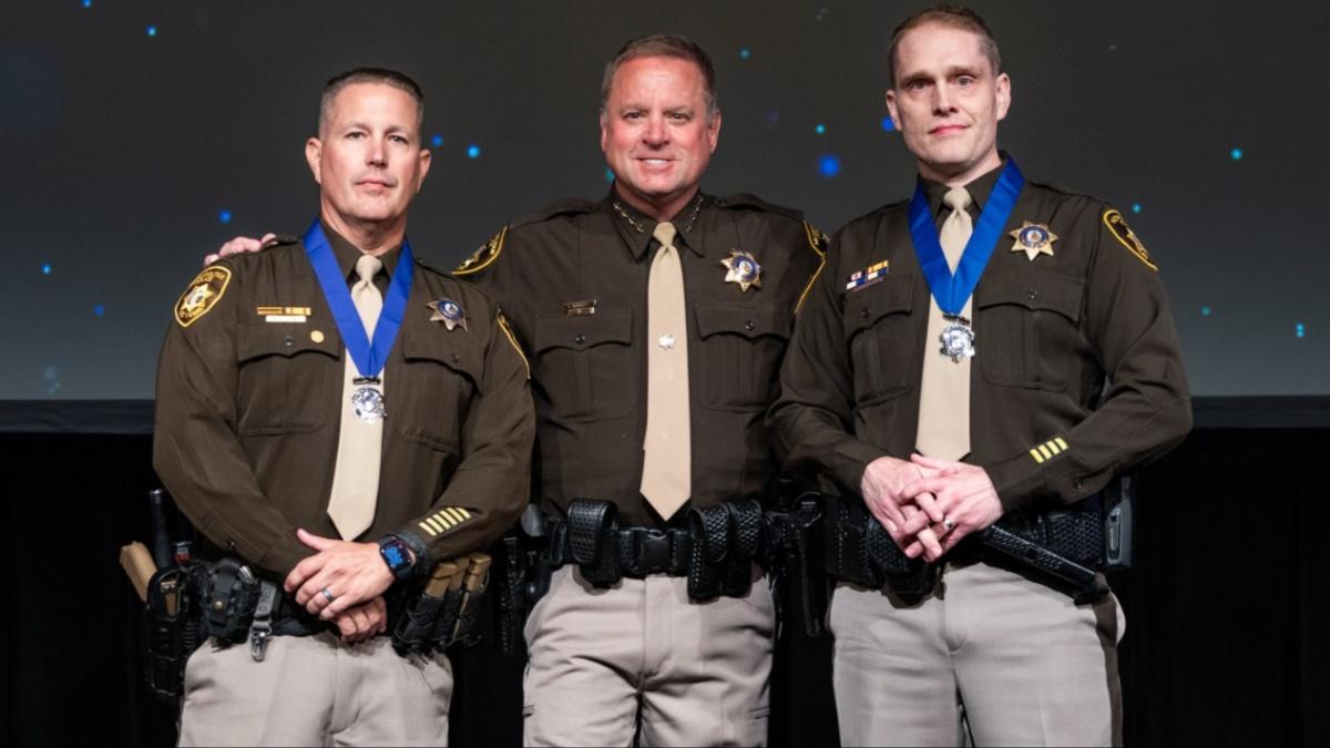 Members of the Las Vegas Metropolitan Police Department at the 2025 Best of the Badge Gala.