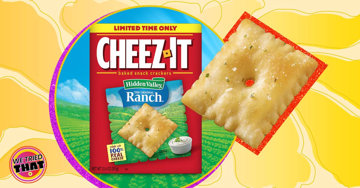 box of cheez-it hidden valley ranch crackers