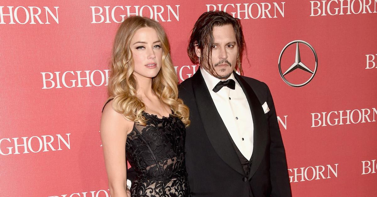 Johnny Depp and Amber Heard.