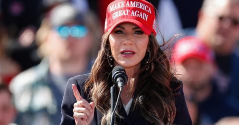 Kristi Noem speaking in 2024