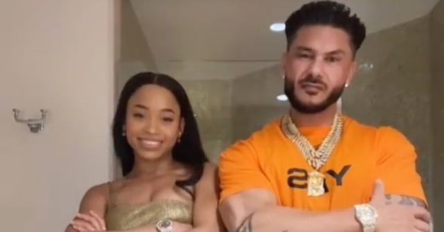 Nikki Hall and Pauly D