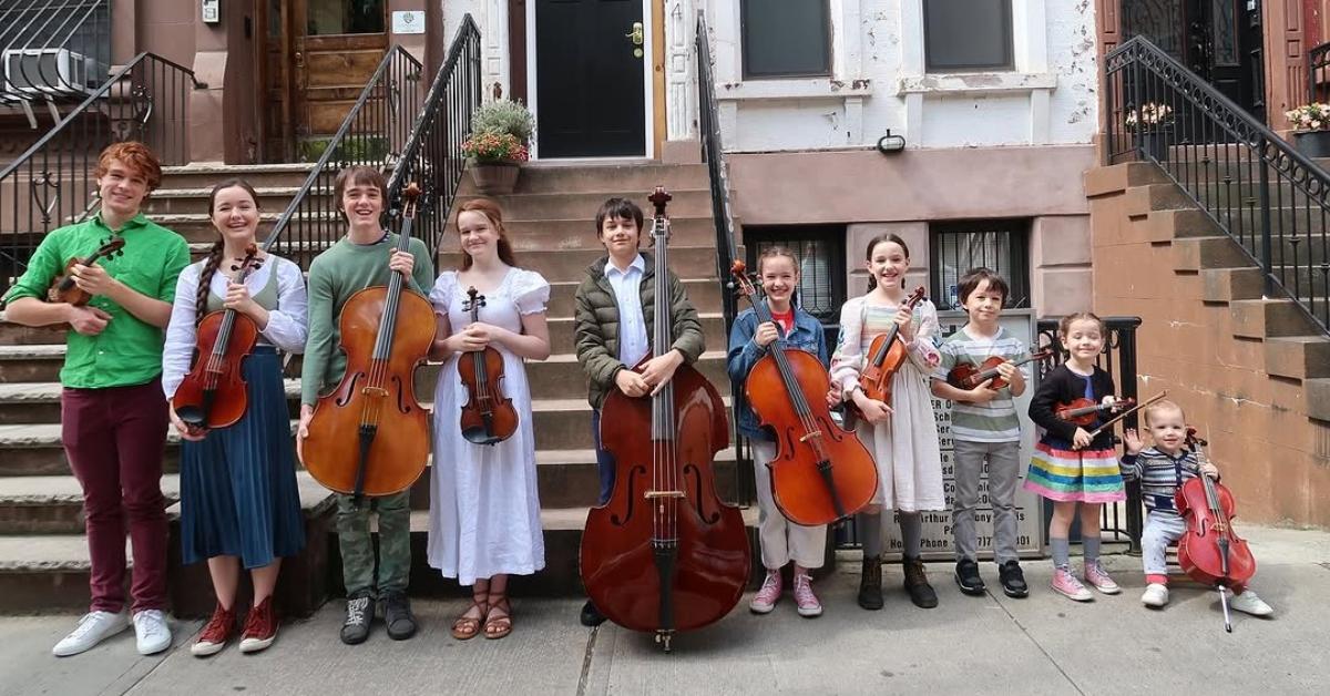 The de la Motte kids in Harlem 