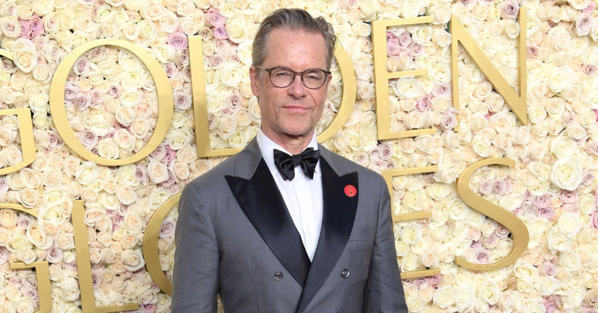 Guy Pearce at the 2025 Golden Globes.