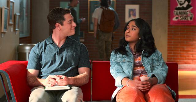 Devi and Ben in Season 3 of 'Never Have I Ever.'