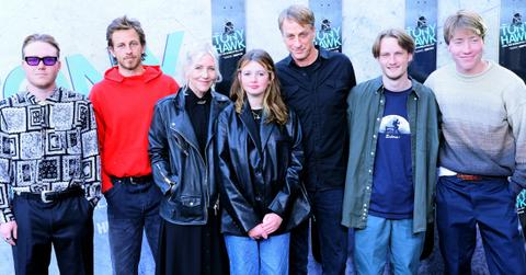 Tony Hawk, Cathy Goodman, and Their Family