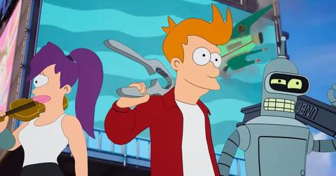The three Futurama skins that are now available in Fortnite.