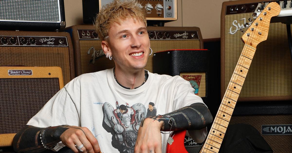 Machine Gun Kelly munches on Jimmy John's Deliciously Dope Dime Bag meal