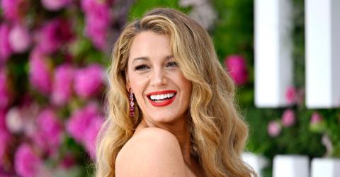 Blake Lively smiling at the It Ends With Us premiere.