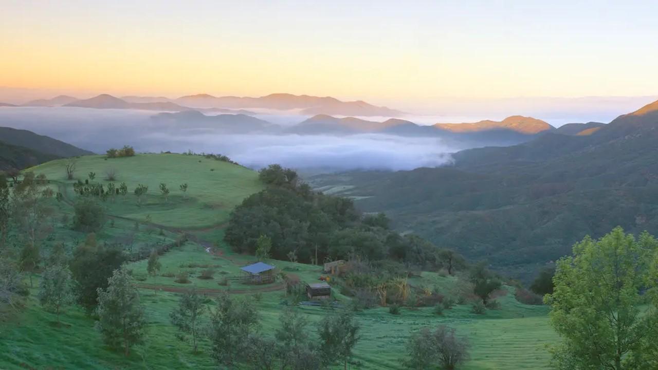 A sunrise in San Fernando Valley, Calif.