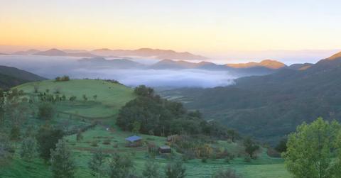 A sunrise in San Fernando Valley, Calif.