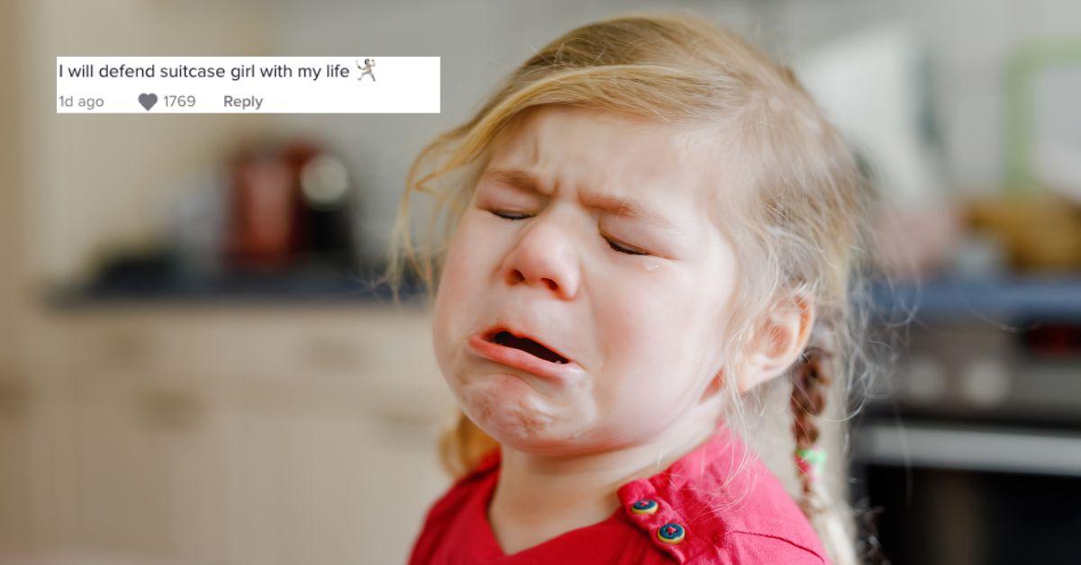 "Christmas Suitcase Girl" on TikTok Leaves Divided