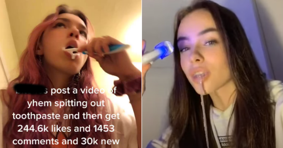 People Are Cringing Over The Tiktok Toothpaste Trend What To Know