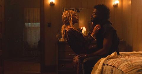 (l-r): Jasmine Davis as Imani and Luke James as Victor