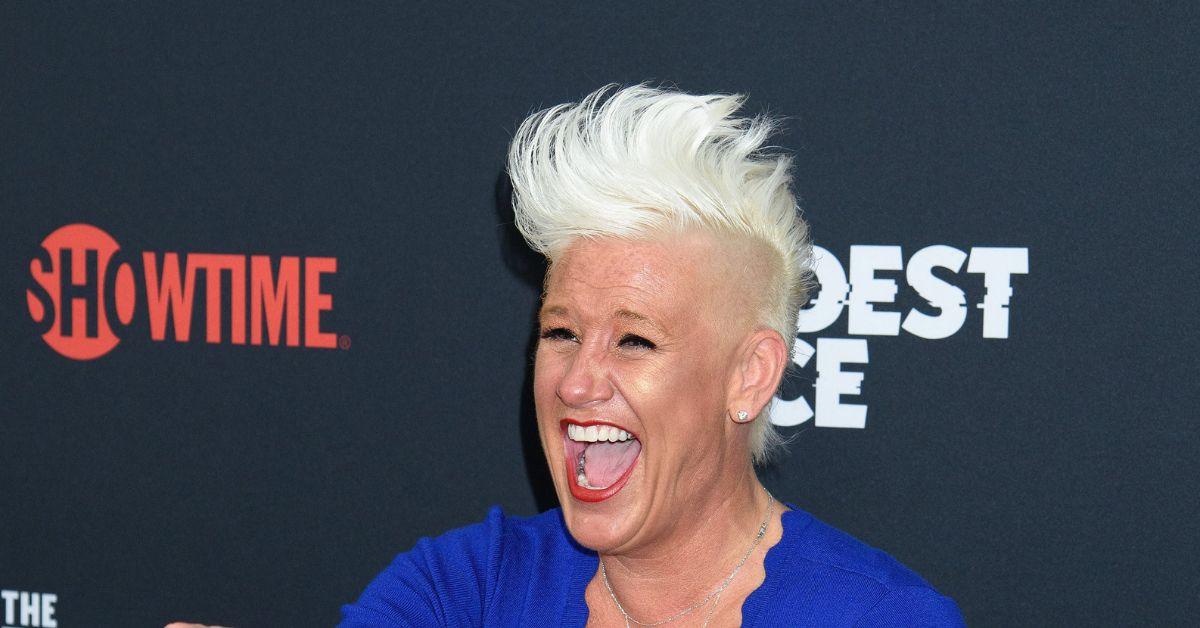 Anne Burrell at the premiere of 'The Loudest Voice' in 2019.