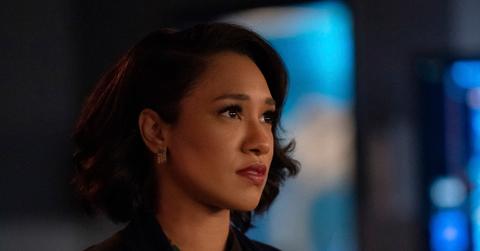 Iris pregnant on The Flash