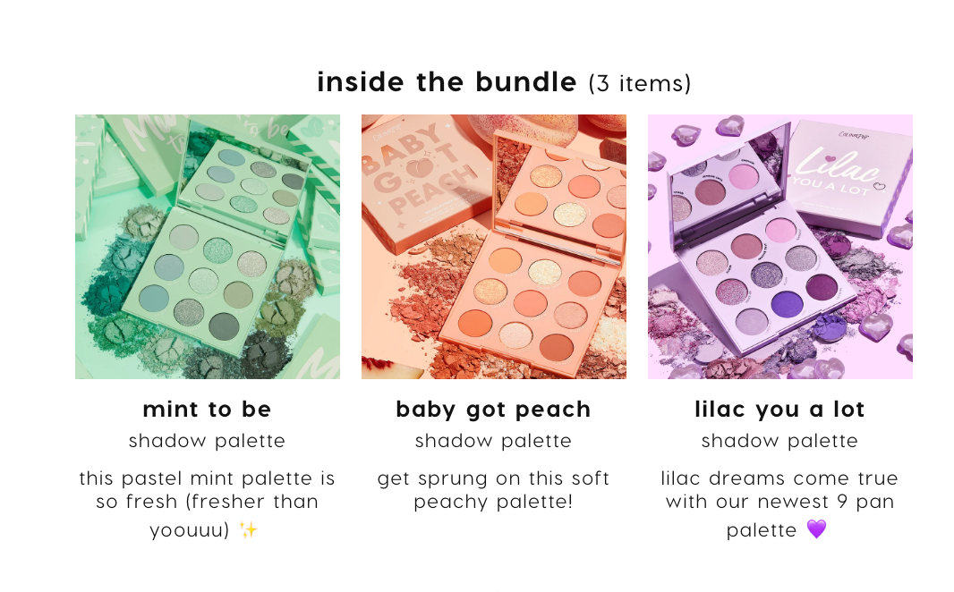 colourpop pastels