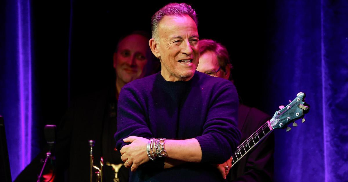 Bruce Springsteen at the "Love For The Holidays" concert at Town Hall on Nov. 30, 2023, in New York City