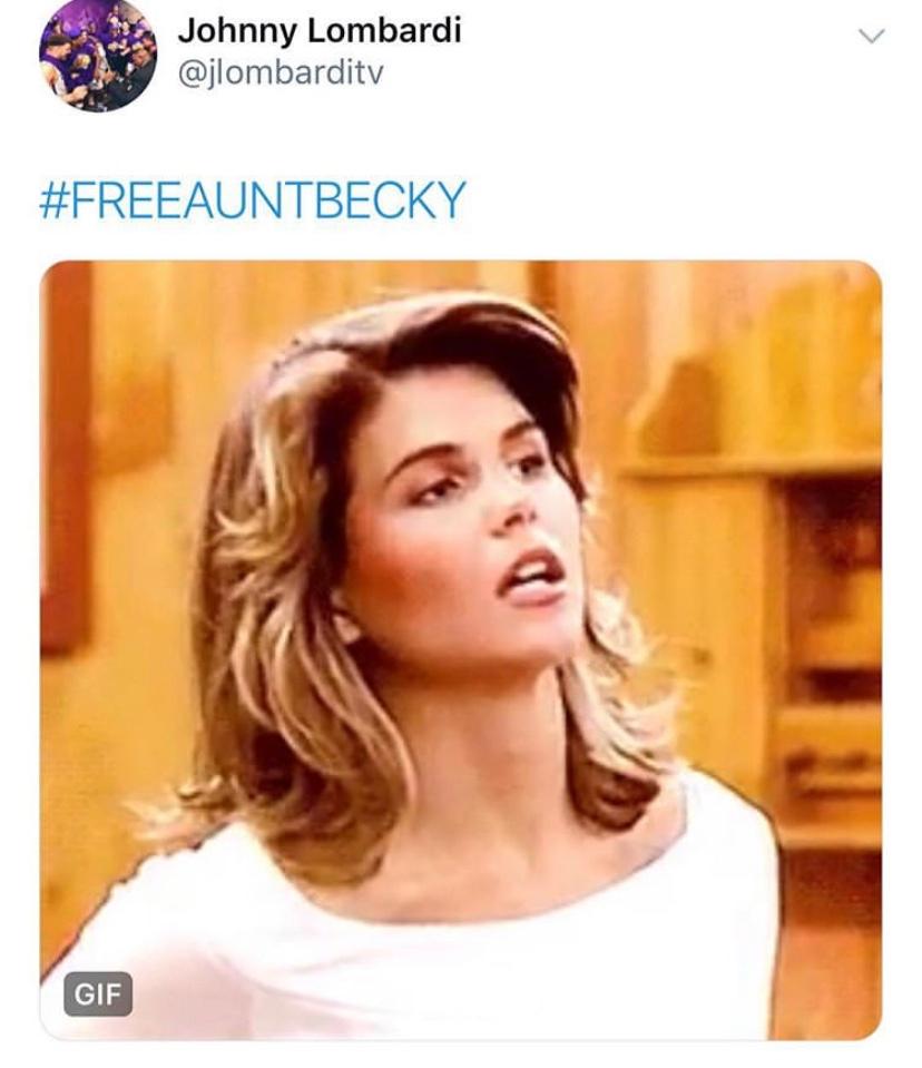 aunt becky meme