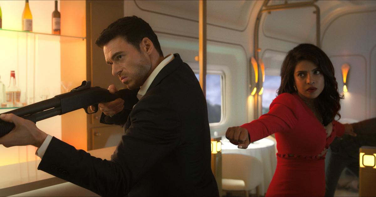 Richard Madden as Mason Kane and Priyanka Chopra Jonas as Nadia Sinh in Prime Video's spy series 'Citadel.'