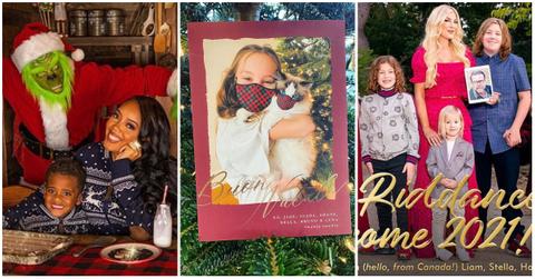 best celebrity christmas cards