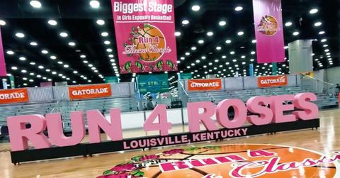 The Run for the Roses basketball court.