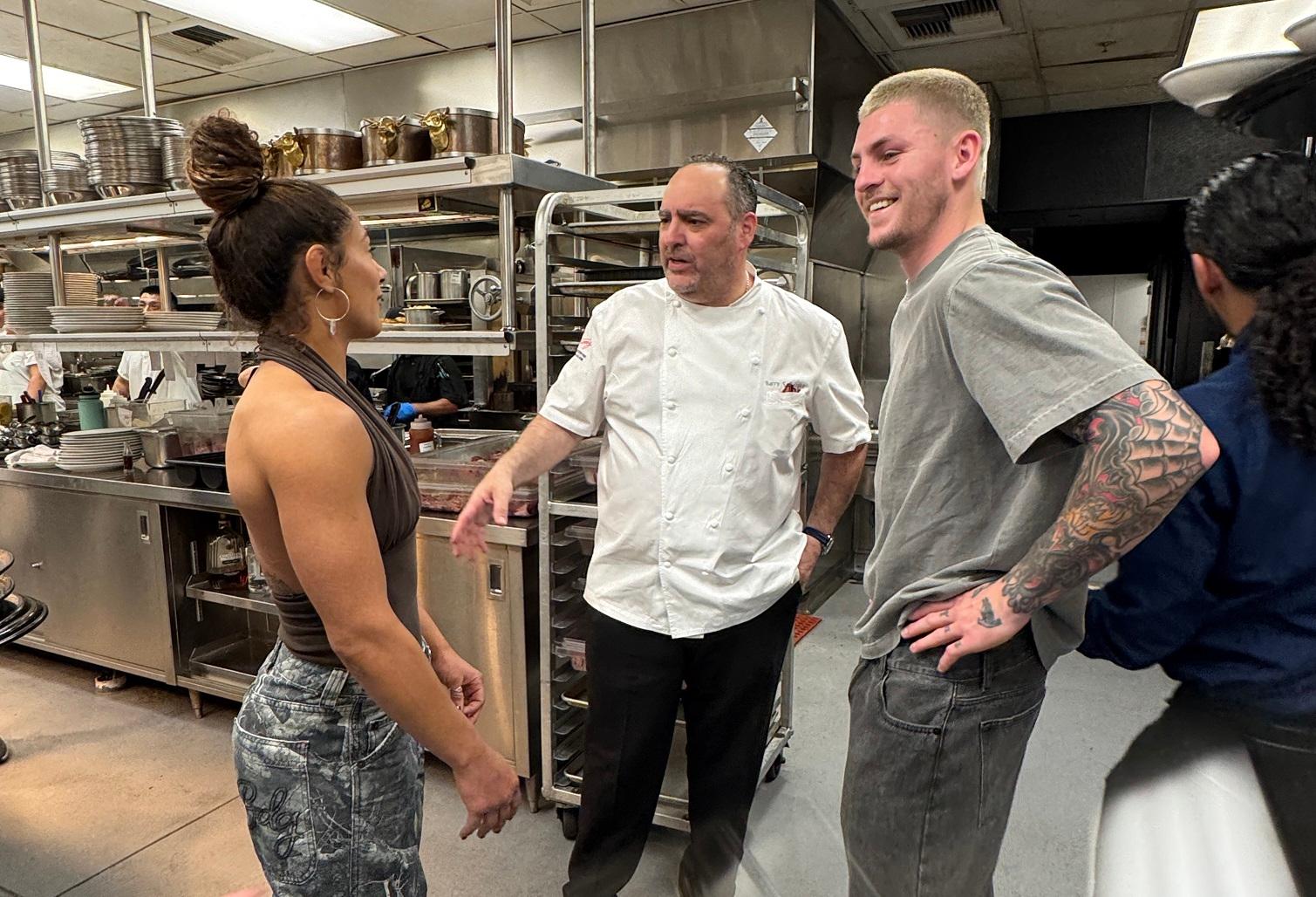 irish boxer callum walsh ufc fighter tabatha ricci chef barry dakake barrys prime circa las vegas