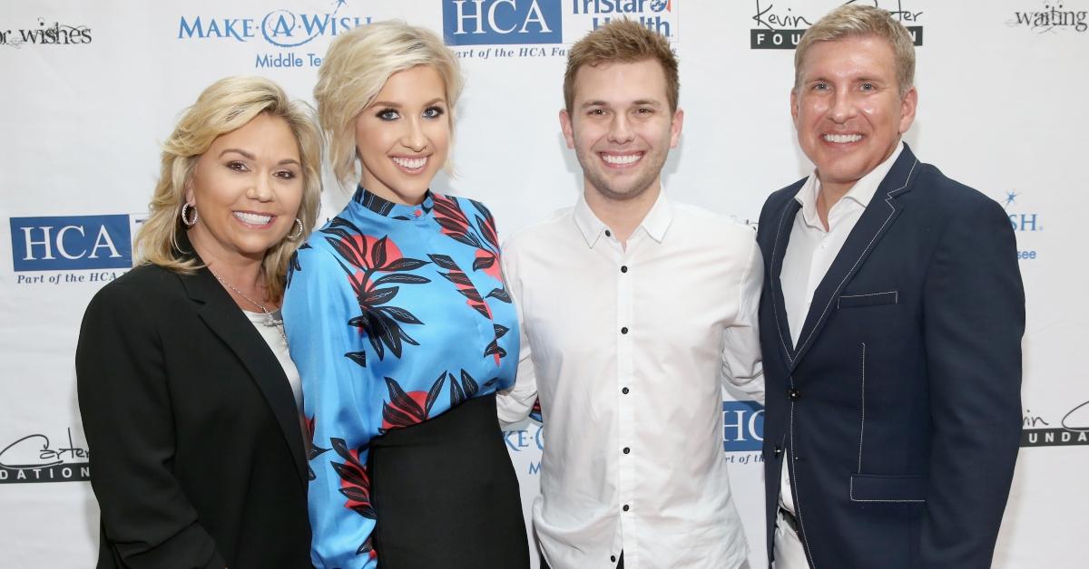 Julie, Savannah, Chase, and Todd Chrisley