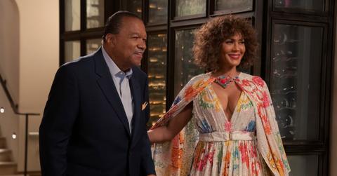 (l-r): Billy Dee Williams as Lawrence Todd and Nicole Ari Parker as Lisa Todd Wexley on 'And Just Like That.'