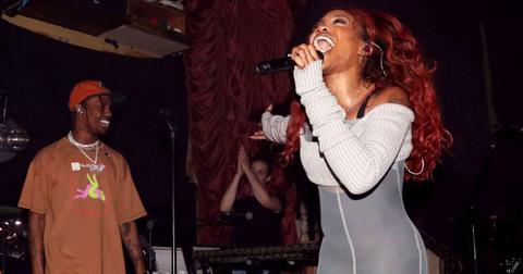 Travis Scott and SZA perform at The Box in 2017