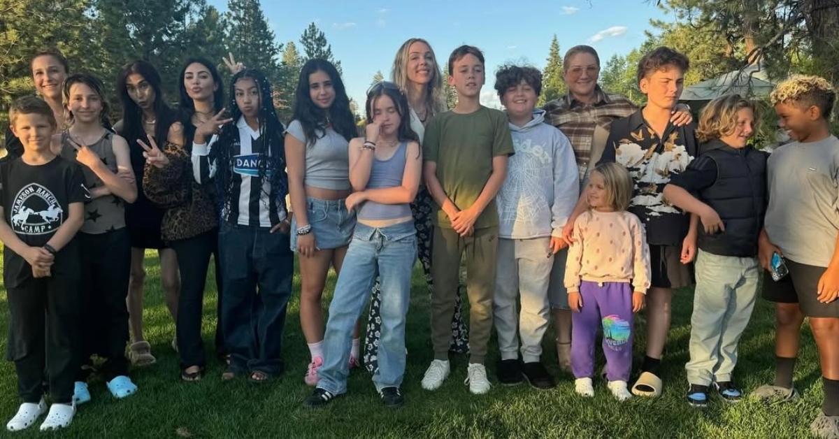 Kim Kardashian with her “lifer” friends and family