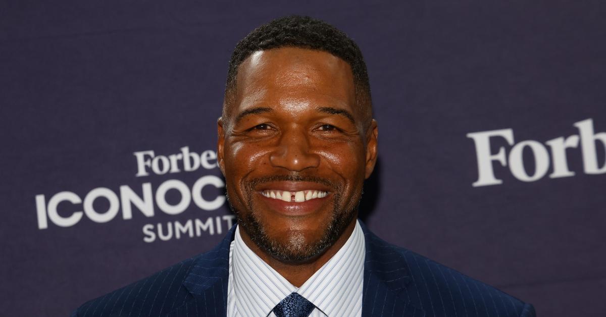  Michael Strahan attends the 2023 Forbes Iconoclast Summit at Pier 60 on June 12, 2023 in New York City. (Photo by Taylor Hill/Getty Images)