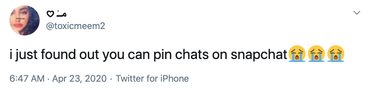 pin chat snapchat people