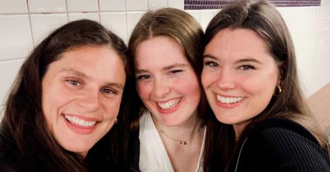 Ilona Maher and sisters Adrianna and Olivia aka Livie