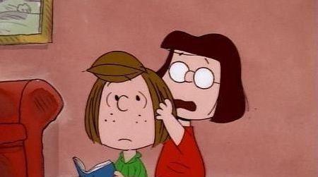Peppermint Patty and Marcie in ' A Charlie Brown Thanksgiving'