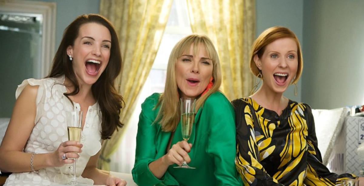 Kristin Davis, Kim Cattrall, and Cynthia Nixon in 'Sex and the City' movie