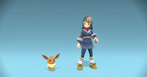 Eevee in 'Pokémon Legends: Arceus'