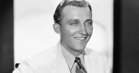 Bing Crosby in a white suit