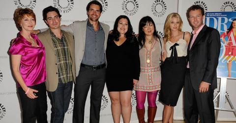 The cast of Drop Dead Diva doing a press