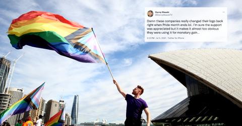 Companies when Pride Month ends memes