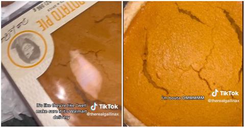 Gailina's beat up pumpkin pie