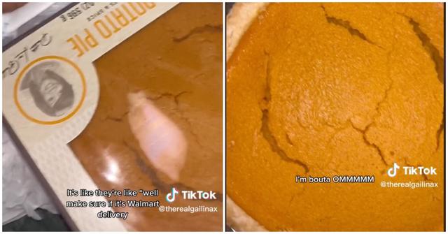 Gailina's beat up pumpkin pie