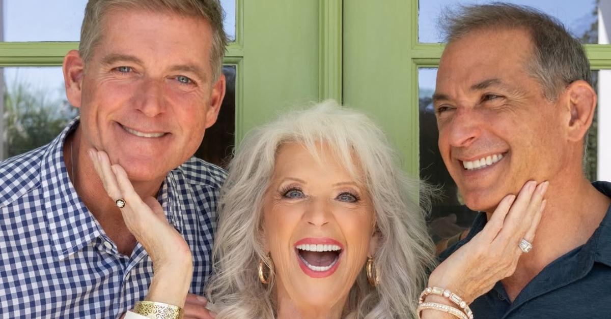 Paula Deen with her sons.