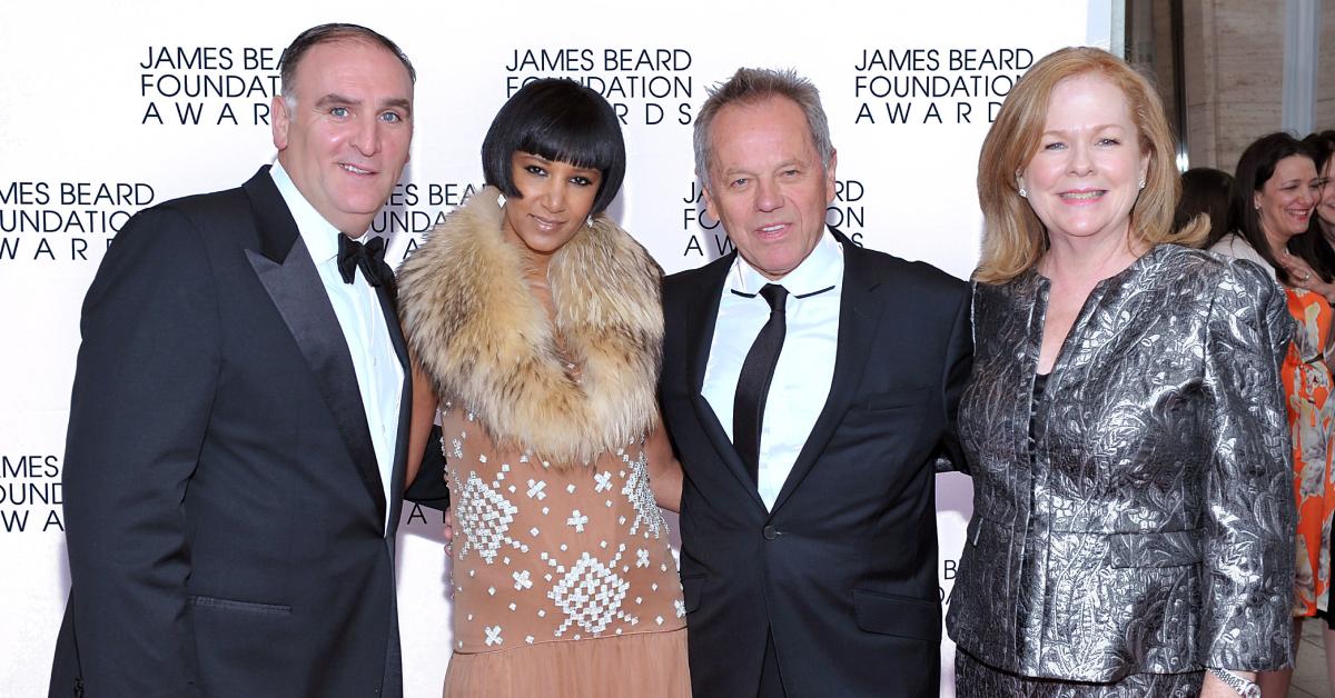 José Andrés, Gelila Assefa, Wolfgang Puck, and Susan Ungaro at the 2012 James Beard Awards 