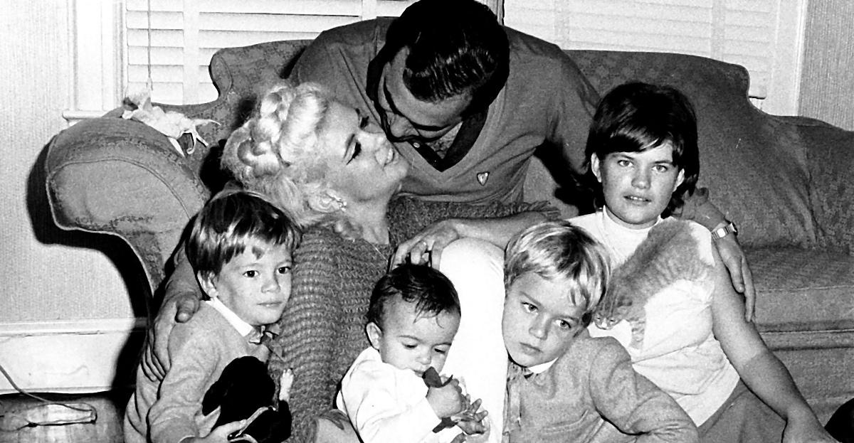 Jayne Mansfield and family.