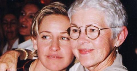 Ellen DeGeneres and her mother.