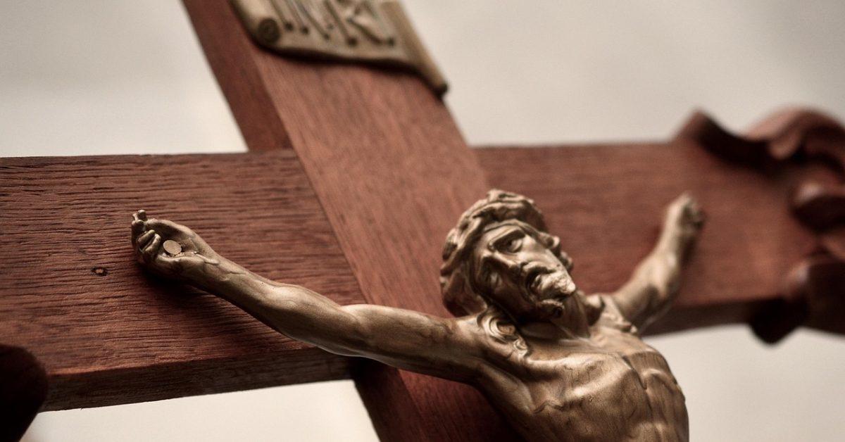 Jesus on the cross.